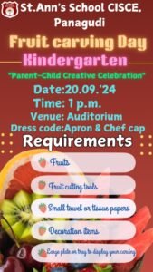 Read more about the article Fruit Carving Day for Kindergarten