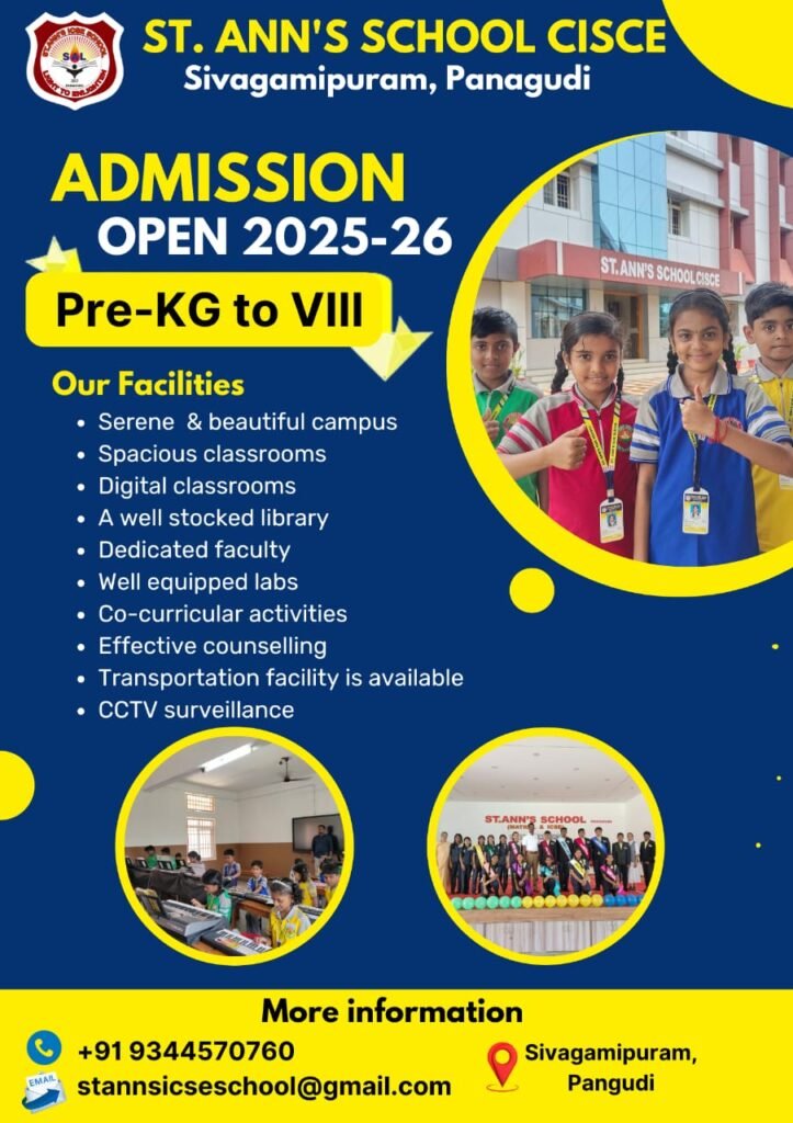 Admission open 2025 – 2026